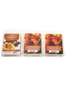 Set of 3 Pumpkin Spice Candle Warmer Soy Wax Melts